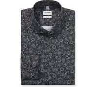 OLYMP Hemd Herren Slim Fit Langarm Baumwolle grau, 39