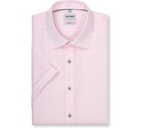 OLYMP Level Five, Business Hemd, body fit, Rosa, Kurzarm, Kent, 46 (2021123146)