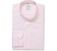 Businesshemd OLYMP "OLYMP Level Five, body fit, Stehkragen", Herren, Gr. 40, Normaler Arm, rosé, 97% Baumwolle, 3% Elastolefin, Hemden (50938402-40) rosé
