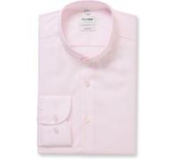 Businesshemd OLYMP "OLYMP Level Five, body fit, Stehkragen", Herren, Gr. 44, Normaler Arm, rosé, 97% Baumwolle, 3% Elastolefin, Hemden (50938402-44) rosé
