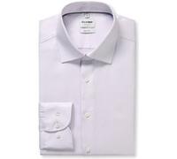 OLYMP Level 5 Dobby Hemd Rosa - Größe 44 Pink 44