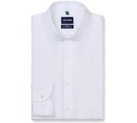 OLYMP Level Five Body fit Hemd Langarm Twill Stretch weiß