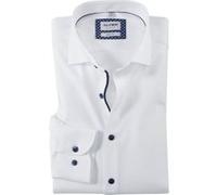 OLYMP Level Five Body fit Hemd Langarm Stretch Twill weiß