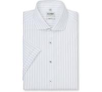 Businesshemd OLYMP "OLYMP Level Five, body fit, Royal Kent", Herren, Gr. 42, Normaler Arm, weiß, 97% Baumwolle, 3% Elastolefin, Hemden (75657802-42) weiß