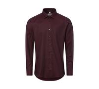 OLYMP Level Five Businesshemd Herren Slim Fit Baumwolle aubergine, 43