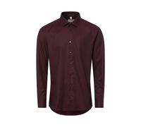 OLYMP Level Five Businesshemd Herren Slim Fit Baumwolle aubergine, 45