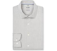 OLYMP Level Five garment washed, Body Fit, Oliv, Kent, 39 (2045144739)