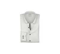 OLYMP Hemd Herren Slim Fit Langarm Kent-Kragen Baumwoll-Stretch beige, 40