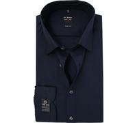 OLYMP Hemd Herren Slim Fit Extra langer Arm Baumwoll-Stretch blau, 43