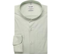 Businesshemd OLYMP "OLYMP Level Five 24/Seven, body fit, Stehkragen", Herren, Gr. 39, Normaler Arm, limone, 64% Baumwolle, 27% Polyester, 9% Elasthan, Hemden (72445744-39) limone