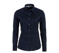 OLYMP Level Five Slim Fit Bluse marine, Einfarbig