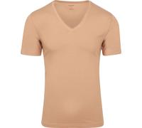 OLYMP Herren T-Shirt Kurzarm Level.Five,Einfarbig,Body fit,Caramel 24,M