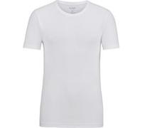OLYMP T-Shirt Herren Slim Fit Kurzarm Rundhals Baumwoll-Stretch weiß, 3XL