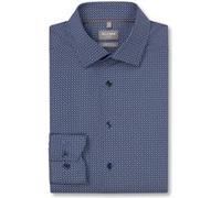 OLYMP Luxor 24/Seven, atmungsaktives Hemd mit Kühlungseffekt, comfort fit, Blau, Kent, 44 (1138141844)