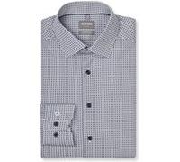 OLYMP Luxor 24/Seven, atmungsaktives Hemd mit Kühlungseffekt, comfort fit, Braun, Kent, 43 (1138142743)