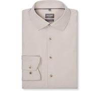 OLYMP Luxor Performance Climate Control Comfort Fit Hemd beige, Einfarbig
