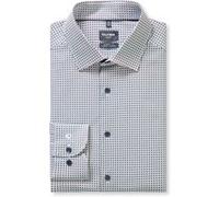 Businesshemd OLYMP "OLYMP Luxor 24/Seven, modern fit, New Kent", Herren, Gr. 43, Normaler Arm, nougat, 64% Baumwolle, 27% Polyester, 9% Elasthan, Hemden (75455256-43) nougat