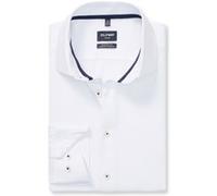 OLYMP Modern Fit Business-Hemd mit Kentkragen Modell 'Global' in Weiss, Größe 43