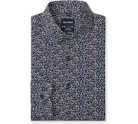 Businesshemd OLYMP "OLYMP Luxor 24/Seven, Modern Fit, New Kent", Herren, Gr. 39, Normaler Arm, blau (marine), 92% Baumwolle, 8% Elasthan, Hemden (56503504-39) marine