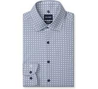 Businesshemd OLYMP "OLYMP Luxor 24/Seven, Modern Fit, New Kent", Herren, Gr. 41, Normaler Arm, bleu, 92% Baumwolle, 8% Elasthan, Hemden (32849262-41) bleu