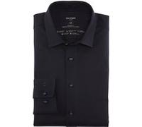 OLYMP Luxor Jersey Stretch Hemd 24/Seven Dunkelblau - Größe 42 Blau 42