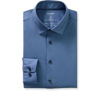 OLYMP Luxor 24/Seven, atmungsaktives Stretch Hemd aus Jersey, Modern Fit, Blau, Kent, 46 (1202641746)