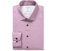 OLYMP Luxor 24/Seven Modern Fit Jerseyhemd mauve, Bedruckt