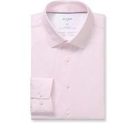 OLYMP Luxor 24/Seven, atmungsaktives Stretch Hemd aus Jersey, modern fit, Rosa, Kent, 41 (1231843141)