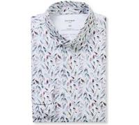 OLYMP Luxor 24/Seven, atmungsaktives Stretch Hemd aus Jersey, modern fit, Weiß, Kent, 40 (1346140040)