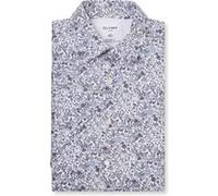 OLYMP Luxor 24/Seven, atmungsaktives Stretch Hemd aus Jersey, Modern Fit, Weiß, Kurzarm, Kent, 41 (1340120041)