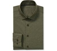 OLYMP Luxor 24/Seven, atmungsaktives Stretch Hemd, modern fit, Grün, Kent, 40 (1202644540)