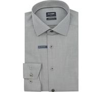 OLYMP Hemden Herren Langarm Baumwoll-Stretch grün, 40