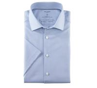 OLYMP Luxor 24/Seven modern fit Hemd Halbarm Twill hellblau Größe 44