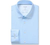 OLYMP Luxor 24/Seven Modern Fit Jerseyhemd blau, Bedruckt