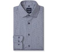 OLYMP Luxor 24/Seven Modern Fit Jerseyhemd marine, Bedruckt