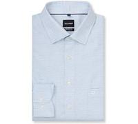 Businesshemd OLYMP "OLYMP Luxor, comfort fit - big, New Kent", Herren, Gr. 46, Normaler Arm, bleu, 100% Baumwolle, Hemden (85855056-46) bleu