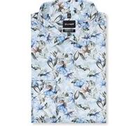 Businesshemd OLYMP "OLYMP Luxor, comfort fit - big, New Kent", Herren, Gr. 53, Normaler Arm, bleu, 100% Baumwolle, Hemden (55826351-53) bleu