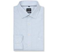 Businesshemd OLYMP "OLYMP Luxor, comfort fit - big, New Kent", Herren, Gr. 54, Normaler Arm, bleu, 100% Baumwolle, Hemden (85855056-54) bleu