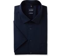 OLYMP Luxor, bügelfreies Business Hemd, comfort fit - big, Blau, Kurzarm, Kent, 53 (1411120853)