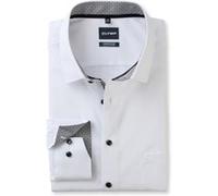 OLYMP Hemd Herren Comfort Fit Langarm Baumwolle blau, 49