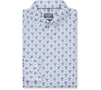Businesshemd OLYMP "OLYMP Luxor, comfort fit, Button-down", Herren, Gr. 42, Normaler Arm, bleu, 100% Baumwolle, Hemden (58056451-42) bleu