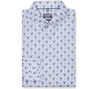 OLYMP Luxor Comfort Fit Hemd bleu, Bedruckt