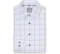Businesshemd OLYMP "OLYMP Luxor, comfort fit, New Kent", Herren, Gr. 45, Normaler Arm, bleu, 100% Baumwolle, Hemden (66834127-45) bleu