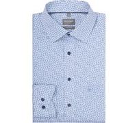 OLYMP Luxor, bügelfreies Business Hemd, Comfort Fit, Blau, Kent, 43 (1057141343)