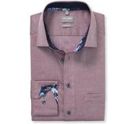 Businesshemd OLYMP "OLYMP Luxor, comfort fit, Businesshemd, New Kent", Herren, Gr. 44, Normaler Arm, bordeaux, 100% Baumwolle, Hemden (48806320-44) bordeaux