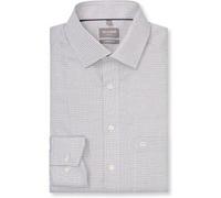 OLYMP Hemd Herren Comfort Fit Langarm Baumwolle braun, 46