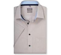 Businesshemd OLYMP "OLYMP Luxor, comfort fit, New Kent", Herren, Gr. 48, Normaler Arm, nougat, 100% Baumwolle, Hemden (69152922-48) nougat