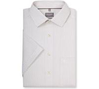 Businesshemd OLYMP "OLYMP Luxor, comfort fit, New Kent", Herren, Gr. 46, Normaler Arm, natur, 100% Baumwolle, Hemden (74156946-46) natur