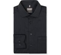 Businesshemd OLYMP "OLYMP Luxor, comfort fit, New Kent", Herren, Gr. 44, Normaler Arm, silbergrau, 100% Baumwolle, Hemden (48721069-44) silbergrau