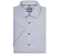 OLYMP Luxor, bügelfreies Business Hemd, comfort fit, Grau, Kurzarm, Kent, 40 (1046126340)